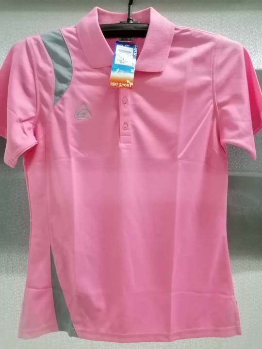 เสื้อpoloหญิง-สีชมพูego-sport-รุ่นeg6062-คอปก-size-m