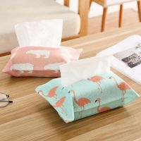 Fabric Cotton and Linen Tissue Cover Cute Cartoon Tissue Box Tissue Bag Living Room Table Meal Paper Extraction Box Tissue Bag Tissue Box