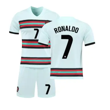 Boy'activewear T-Shirt and Short Cristiano Ronaldo 2022 World Cup Portugal  Soccer Jersey Traning Suit for Kids Youth and Adults 