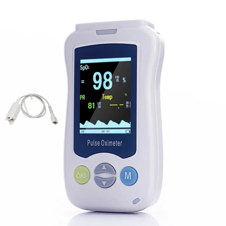 FUN Hand Held Pulse Oximeters Spo2 Oxygen Real-time Display Monitor ...