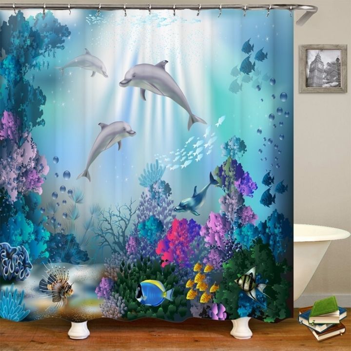 cw-shower-curtain-set-with-printed-non-slip-rug-toilet-cover-soft-absorbing-beach-blanket