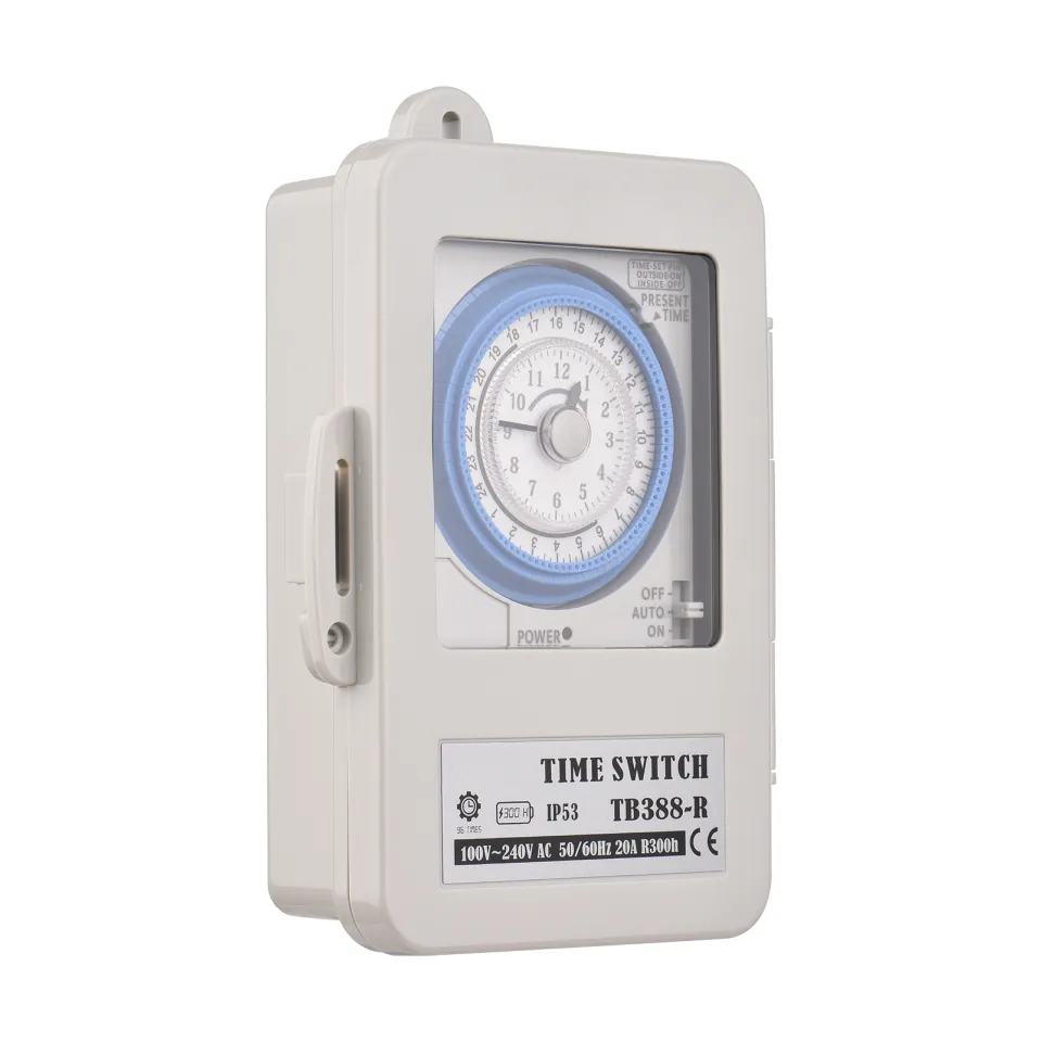 Carevas Mechanical 24 Hours Timer Switch IP53 Rating Programmable