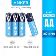 Bộ 2 Pin Kiềm AA ANKER Alkaline B1810 - Bảo Hành 12 Tháng