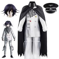 Danganronpa V3 Kokichi Oma Cosplay Costume President Uniforms Cloak Wig Anime Danganronpa Cosplay Halloween Carnival Clothes