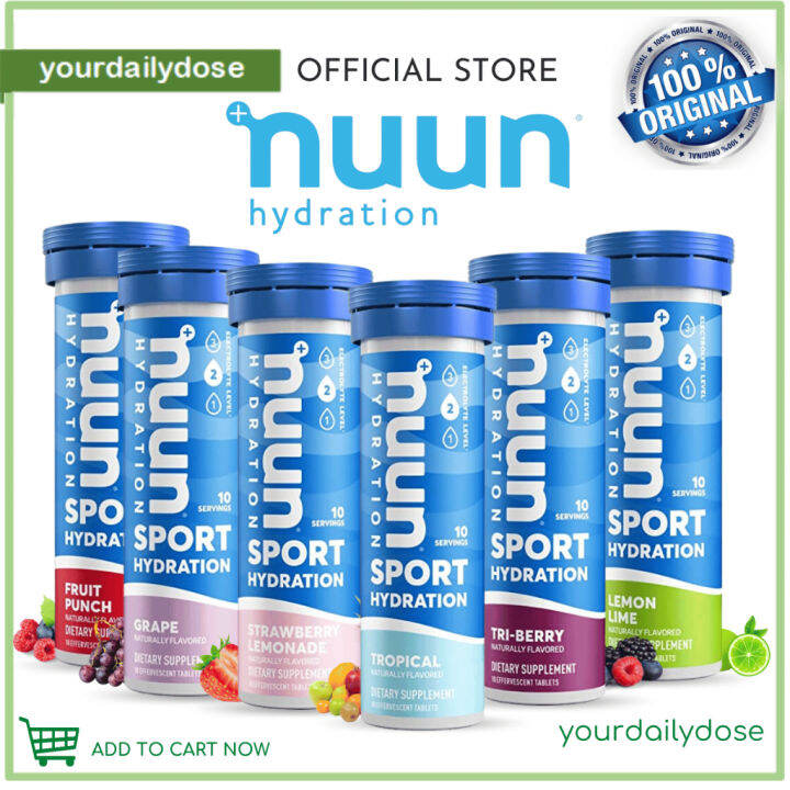 Nuun Sport Electrolyte Drink 10 Tablets♥ Lazada PH