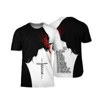 3d God Jesus Big Hug All Over Printed T-shirts for Men/women New Design White Streetwear Tshirt Oversized S-5xl Boy Clothes 2023 new popular