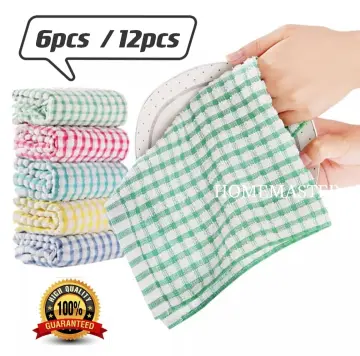 10PCS Kitchen Dish Towels, Kitchen Towels and Dishcloths Set,Dish Cloths  for Washing Dishes Dish Rags for Drying Dishes Kitchen Wash Clothes and Dish  Towels Random Color