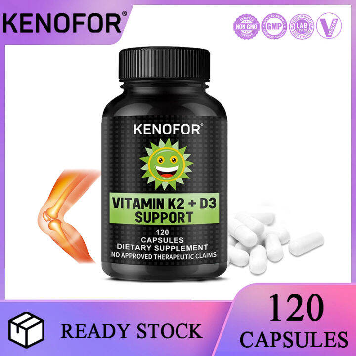 Vitamin K2 + D3 Support Supplement Support your bone health and