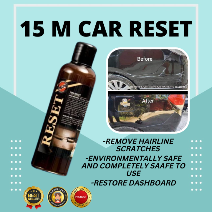 15M CAR RESET Car Polisher Restore Faded And Renew Plastic, Rubber