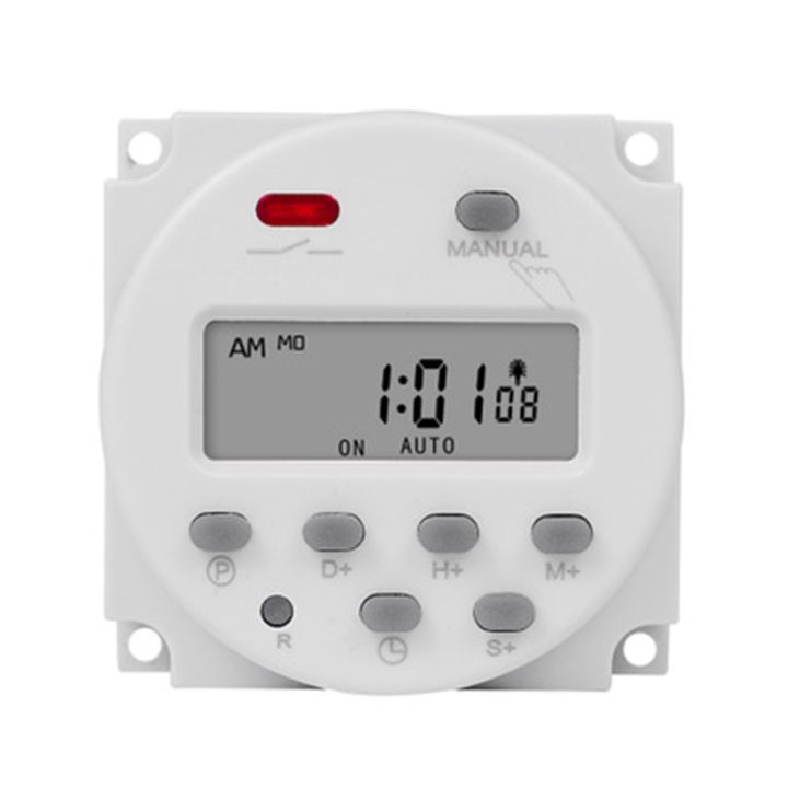 sinotimer-1-second-interval-12v-digital-lcd-timer-switch-7-days-weekly-programmable-time-relay-programmer-cn101s