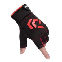 Men Fishing Gloves Outdoor Anti-slip UV Protection Wear Resistant Half-finger Hot Selling