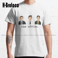 Jim Dwight Michael - The Office Classic T-Shirt Custom Gift Funny Art Streetwear Cartoon Tee Xs-5Xl Unisex Digital Printing