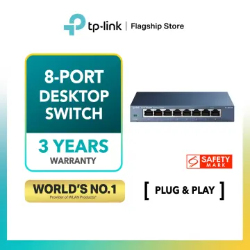 TP-LINK TL-ST5008F 10 Gigabit switch all 8*10000mbps 3-layer network  management 10gbe