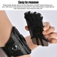 ✙◆ Running Mobile Phone Armbands Detachable 360 Rotating Arm Strap Outdoor Sports Arm Bag Cycling Wrist Strap Arm Bag