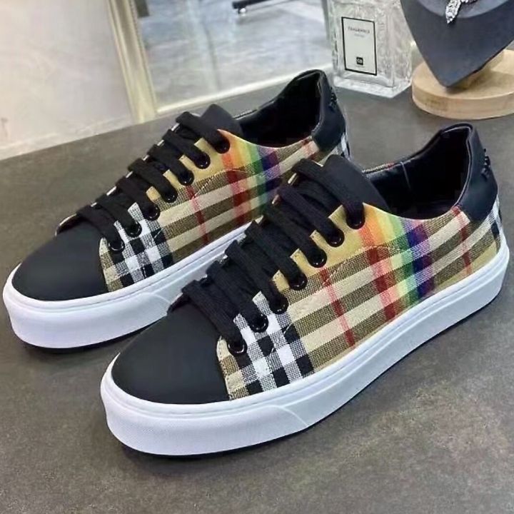 Vulcanized Shoes Woman Sneakers New Rainbow Retro Canvas Shoes Flat Fa