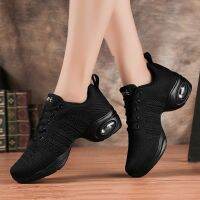 Sports Feature Soft Outsole Breath Dance Shoes Sneakers For Woman Practice Shoes Modern Dance Jazz Shoes Feminino Zapatos EU 41