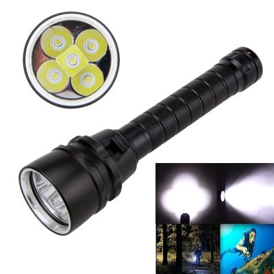 Professional 10W UV Light Underwater 100m Rechargeable 5*LED Light Scuba Diving Flashlight 365-395nm Torch Water Sports Lanterna Rechargeable Flashlig