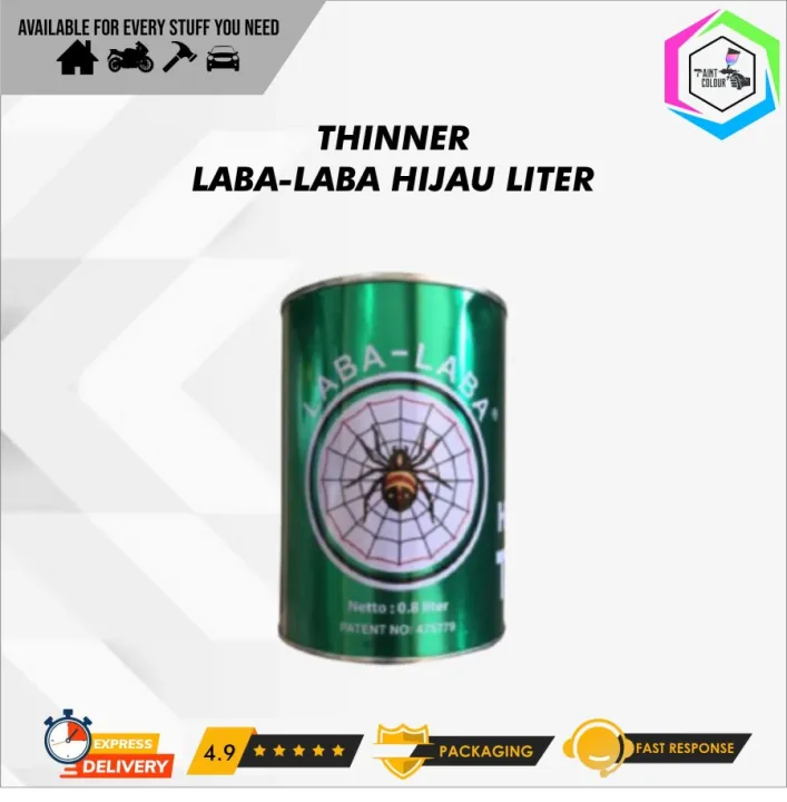 THINNER LABA LABA HIJAU LITER | Lazada Indonesia