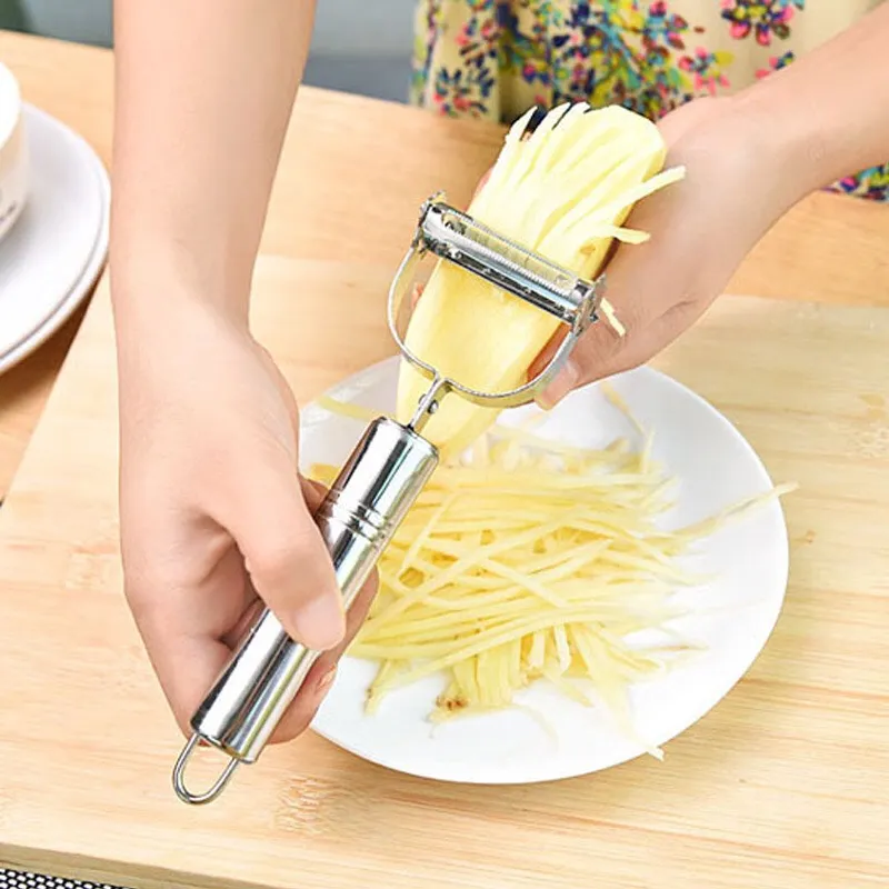 Cucumber Potato Carrot Julienne Cutter Slicer Vegetable Fruit Peeler Grater