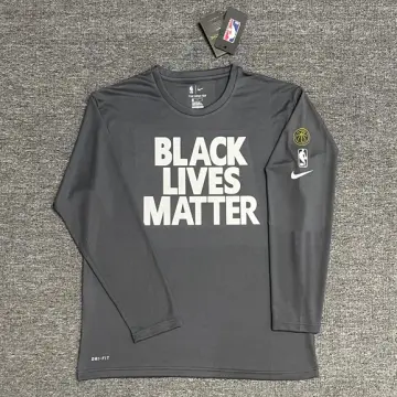 Black Lives Matter NBA Dri-Fit Long Sleeve Warm Up T-Shirt