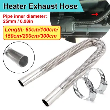  200 cm Length Car Heater Stainless Steel Exhaust Pipe