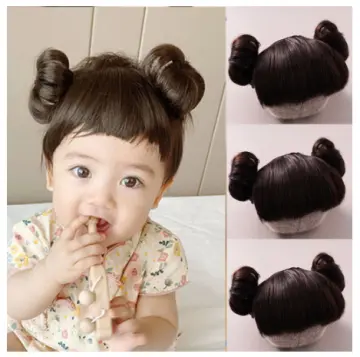 Funny top baby wigs