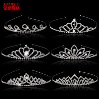 CW】AINAMEISI 2019 New Cute Princess Crown Bridal Tiaras For Girls Hair Jewelry Rhinestone Headband Weddding Hair Accessories