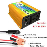 3000W 12V เป็น AC 220V อินเวอร์เตอร์พลังงานแสงอาทิตย์ในตัวพัดลมระบายความร้อนรถแปลงอินเวอร์เตอร์สำหรับอินเวอร์เตอร์พลังงานแสงอาทิตย์เครื่องใช้ในบ้าน