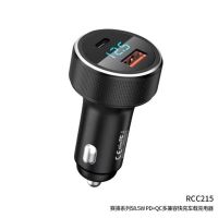 มาใหม่?REMAX RCC215 Car Charger Dual Port 58.5 W หัวชาร์จรถ 2 ช่อง / Type-C PD 36W + USB QC 22.5W