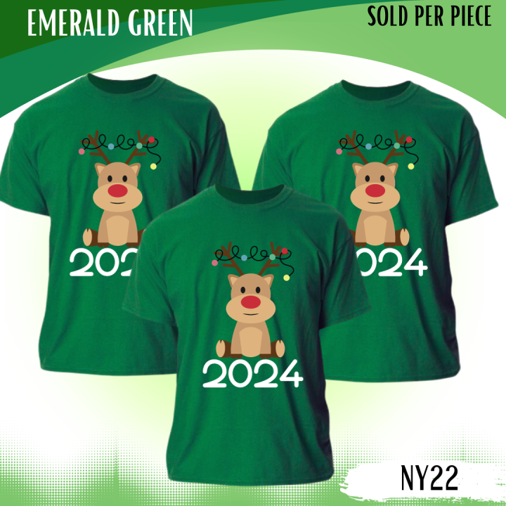 CUSTOMIZED HOLIDAYS FAMILY TSHIRTS (SOLD PER PIECE ONLY) HAPPY NEW YEAR