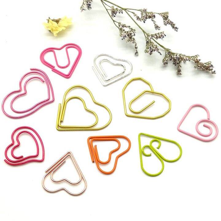 200-pieces-love-heart-shaped-small-paper-clips-bookmark-clips-for-office-school-home-metal-paper-clips-golden