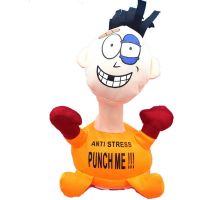 Electric Plush Punch Me Villain Creative Vent Decompression Funny Doll Toys For Friends Children Adult Gift