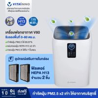 Vitainno เครื่องฟอกอากาศ รุ่น Vita-Health V80 สำหรับพื้นที่ 80 ตร.ม.