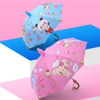 【CW】 Children 39;s Umbrella Boy Girl Cartoon Baby Kindergarten Pupils Sunshade Sunshade Umbrella Waterproof Cover Long Handle Umbrella