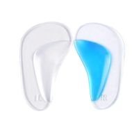 1Pair Professional Arch Orthotic Support Insole Foot Plate Flatfoot Corrector Shoe Cushion Foot Care Insert Insoles Silicone Gel