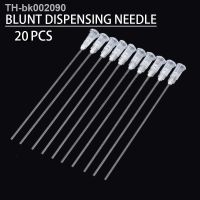 ❀☑✐ 10/20pcs 100MM White Stainless Steel Blunt Dispensing Needles Glue Syringe Needle Tips For Gluing Filling Ink Oil Welding Flux