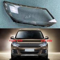 สำหรับ Volkswagen VW Tiguan 2013 2014 2015 2016 2017ไฟหน้าเคสครอบเลนส์กรอบไฟตกแต่งสวนโป๊ะไฟที่อยู่อาศัย