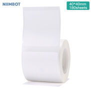 Niimbot Cuộn Giấy In Nhiệt Trắng Trống Giấy Dán Nhãn Tên Giá Mã Vạch Chống