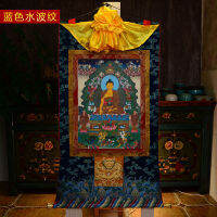 Thangka ของพระศากยมุนีเนปาลผ้าคอตตอนแร่ธาตุจากธรรมชาติ Thangka ของพระศากยมุนี