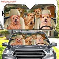 【LZ】 Norfolk Terrier Car Sunshade Norfolk Terrier Car Decoration Dog Windshield Dog Lovers Gift Dog Car Sunshade Gift For Mom G