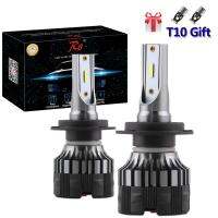 [ANYA Auto Parts] R8 H1ใหม่ล่าสุด H11 H7ไฟ LED ขนาดเล็กสำหรับรถยนต์หลอดไฟหน้า9005 9006 HB3 HB4 H8สีขาว6500K ไฟตัดหมอกอัตโนมัติ CSP 1860ชิพ8000ลูเมน