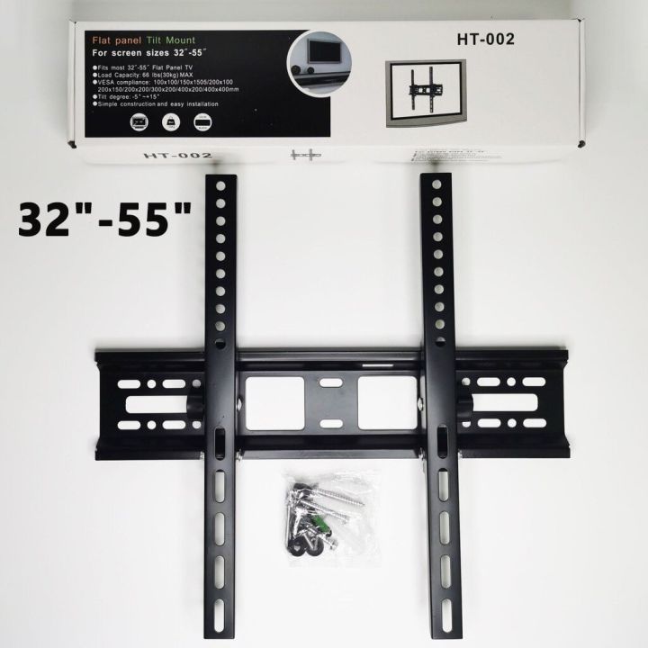 สปอตกรุงเทพ-ขาแขวนทีวี-ปรับมุมได้-32-55-นิ้ว-แบบ-ที่ยีดทีวี-ที่แขวนทีวี-ขาแขวนยึดทีวี-ขายึดทีวี-led-lcd-tilting-wall-mount-32-85-นิ้ว-black-tv-stand-supports-55-inch-screen