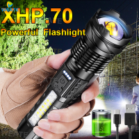 High Strong Power Flashlights 000 Tactical Light Emergency Spotlights escopic Jetbeam 1km 18650 Built-in Battery