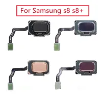 สําหรับ Samsung Galaxy s8 เครื่องสแกนลายนิ้วมือสายดิ้นสําหรับ Samsung S8 Plus Touch Sensor ID ปุ่มโฮมกลับริบบิ้น Flex Cable