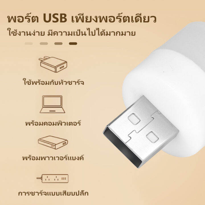 มินิไฟกลางคืน-usb-ปกป้องดวงตา-หลอดไฟ-led-หลอดไฟขนาดเล็ก-ไฟกลางคืนห้องนอน-ไฟกลางคืน-led-มินิไฟ-จัดส่งไว