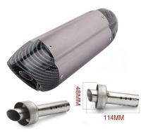 ► Exhaust Silencer Motorcycle Exhaust Muffler DB Killer Silencer End Catalyst DB Killer FOR Mivv Exhaust Silencer