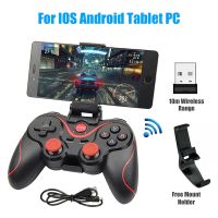 ❈☫☫ X3 Wireless Bluetooth Game Controller for PC Mobile Phone Android IOS TV BOX Tablet Joystick Gamepad Joypad Holder Kids Gift