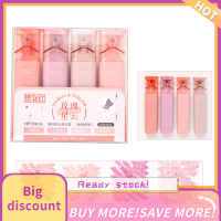 ?【Lowest price】Qearl ปากกาไฮไลท์4สี1ชุดปากกามาร์กเกอร์ไฟชัดอุปกรณ์วาดภาพสำหรับสมุดไดอารี่ไดอารี่สมุดไดอารี่เครื่องเขียนสำหรับเด็ก