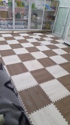 Thảm xốp lót sàn xuất Nhật cao Cấp vân gỗ đủ loại, kích thước 60x60