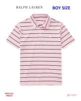 RALPH LAUREN STRIPED PERFORMANCE LISLE POLO (BOY SIZE 8-20)